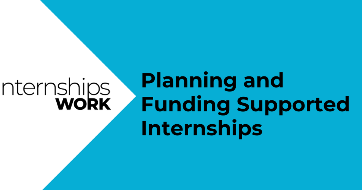 Planning & Funding Supported Internships - NDTi