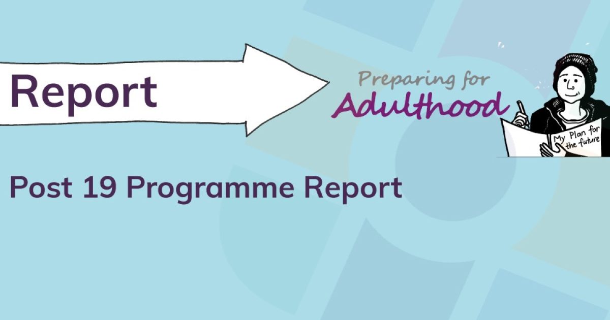 Post 19 Programme Report - NDTi